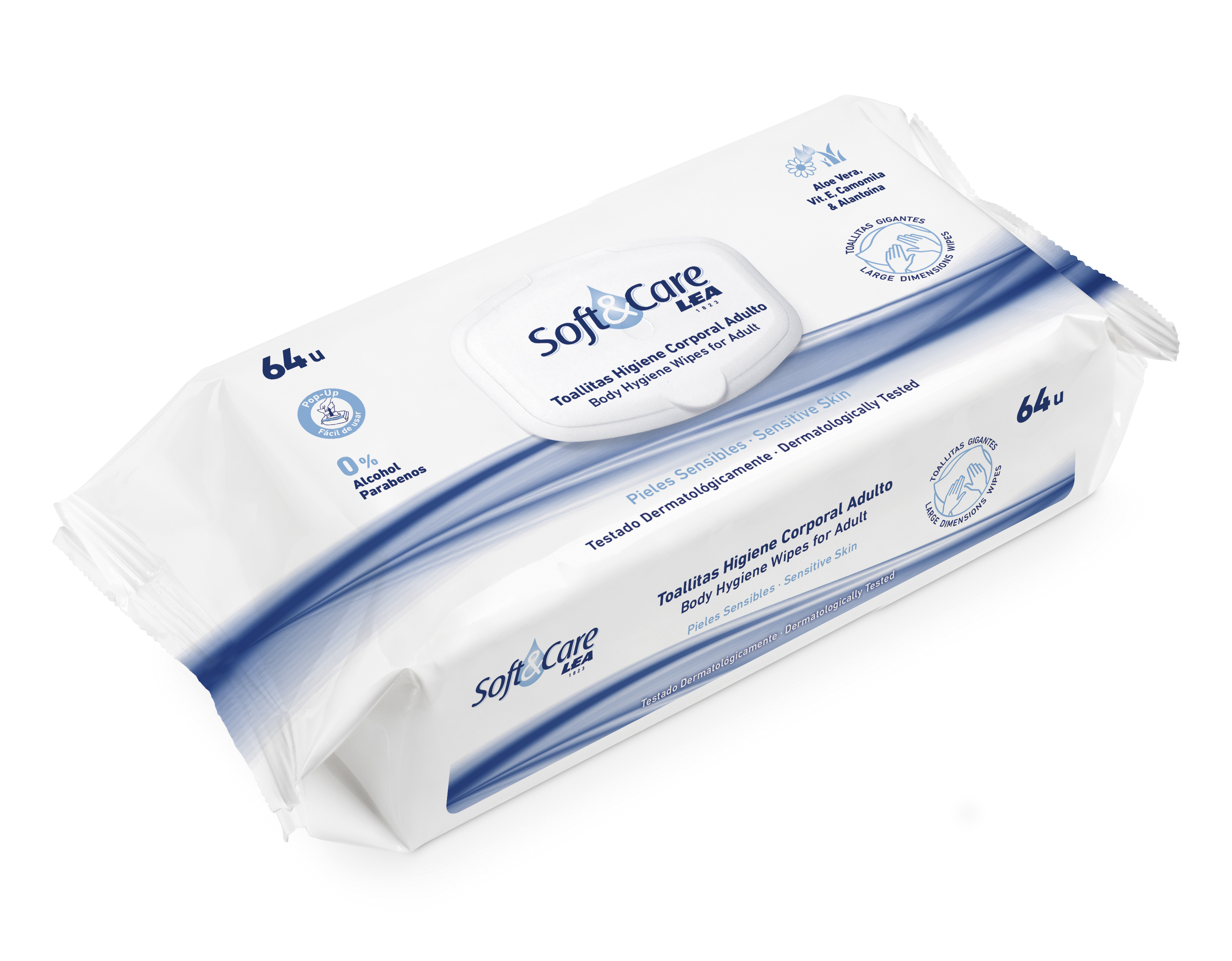Soft & Care LEA Adult Wet Wipes